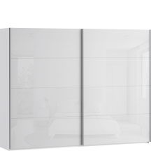 Szafa 2-drzwiowa 270 cm SSQS12411-C04 Biały / Biały Połysk SOPHISTISPACE/SD3 Podstawowe