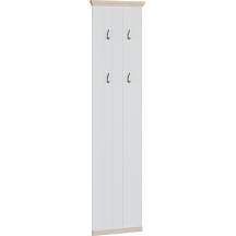 Wąski panel wieszak do przedpokoju PNTD701-Q245 Biały PONTYPOOL Podstawowe