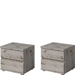 Szafki nocne z szufladami 2 szt TOGO WELLINGTON Podstawowe