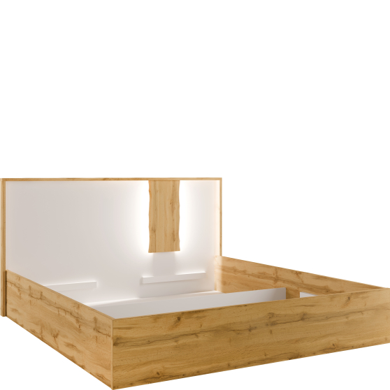 Łóżko 180 x 200 z oświetleniem WOOD Podstawowe