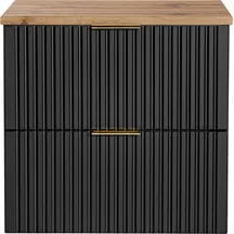 Szafka łazienkowa wisząca 60 cm z blatem ADEL BLACK Podstawowe