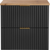 Szafka łazienkowa wisząca 60 cm z blatem ADEL BLACK Podstawowe