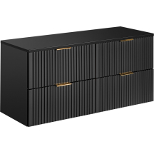 Szafka łazienkowa wisząca 120 cm z blatem ADEL BLACK Podstawowe