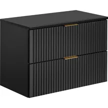 Szafka łazienkowa wisząca 80 cm z blatem ADEL BLACK Podstawowe
