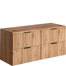 Szafka łazienkowa wisząca 120 cm z blatem ADEL OAK Podstawowe