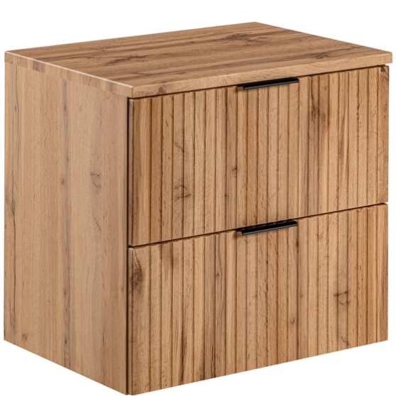 Szafka łazienkowa wisząca 60 cm z blatem ADEL OAK Podstawowe