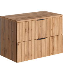Szafka łazienkowa wisząca 80 cm z blatem ADEL OAK Podstawowe