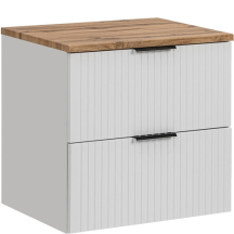 Szafka łazienkowa wisząca 60 cm z blatem ADEL WHITE Podstawowe