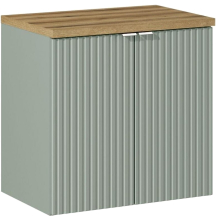 Szafka do łazienki 60 cm 2 drzwi LINE REED GREEN Podstawowe