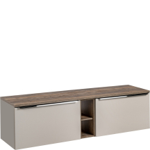 Zestaw łazienkowy 180 cm Szafka z regałem SANTE FE TAUPE Podstawowe