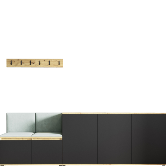 Zestaw mebli do przedpokoju EMI 35 250 cm Podstawowe (1)