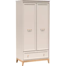 Klasyczna szafa 2-drzwiowa W-10 Kaszmir / Dąb WINDSOR Podstawowe
