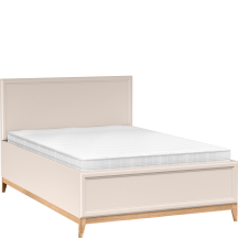 Łóżko 140 x 200 ze stelażem i pojemnikiem W-17 WINDSOR Podstawowe