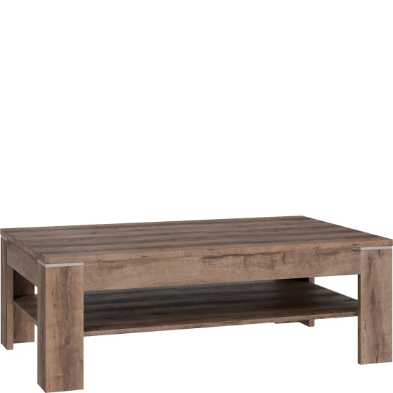 Ława prostokątna z półką SVOT22-D53 Dąb Szlachetny COFFEE TABLES Podstawowe