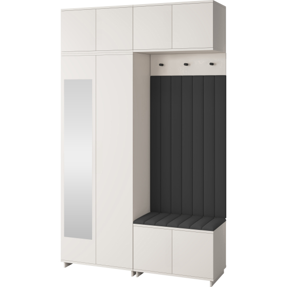 Zestaw mebli do przedpokoju BIANCO 11 Cashmere Podstawowe