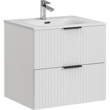 Szafka do łazienki z umywalką wisząca 60 cm ADEL WHITE Podstawowe