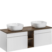 Wisząca szafka do łazienki Iconic z umywalką 180 cm ICONIC WHITE Podstawowe