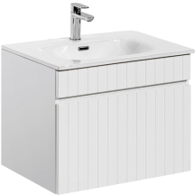 Szafka z umywalką 60 cm łazienkowa wisząca ICONIC WHITE Podstawowe