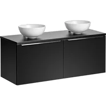 Zestaw szafek do łazienki 120 cm z umywalkami nablatowymi DOMI SANTA FE BLACK Podstawowe