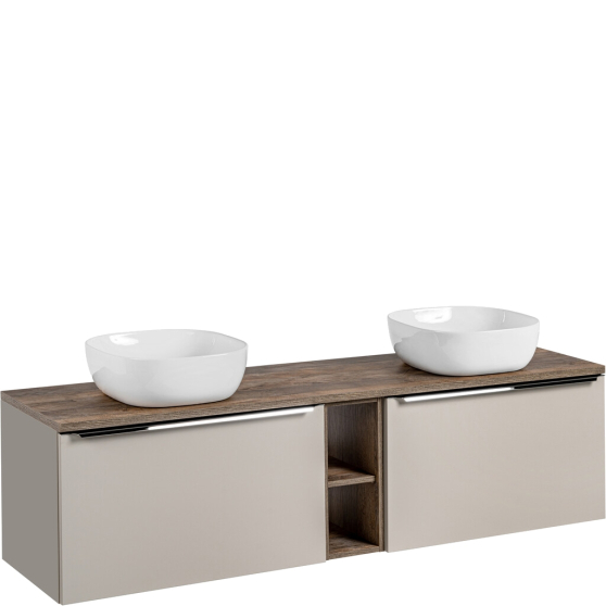 Wisząca szafka do łazienki Santa Fe z umywalką 180 cm SANTA FE TAUPE Podstawowe