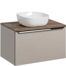 Szafka do łazienki taupe z umywalką i blatem 80 cm SANTA FE TAUPE Podstawowe