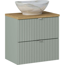 Szafka łazienkowa z umywalką 60 cm LINE REED GREEN Podstawowe