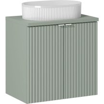 Szafka łazienkowa z umywalką 60 cm 2 szuflady LINE REED GREEN Podstawowe