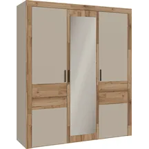 Szafa 180 cm z lustrem RCQS932-Q250 Dąb Klepkowy / Piaskowy RICCIANO Podstawowe