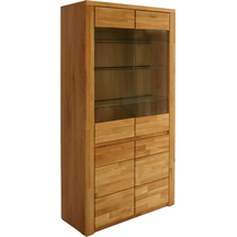 Witryna podwójna 100 cm BUE-72 Dąb Naturalny BRUNO Podstawowe