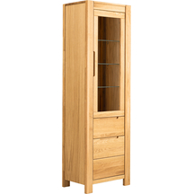 Witryna pojedyncza 60 cm NE-75 Dąb Naturalny NAPOLI Podstawowe