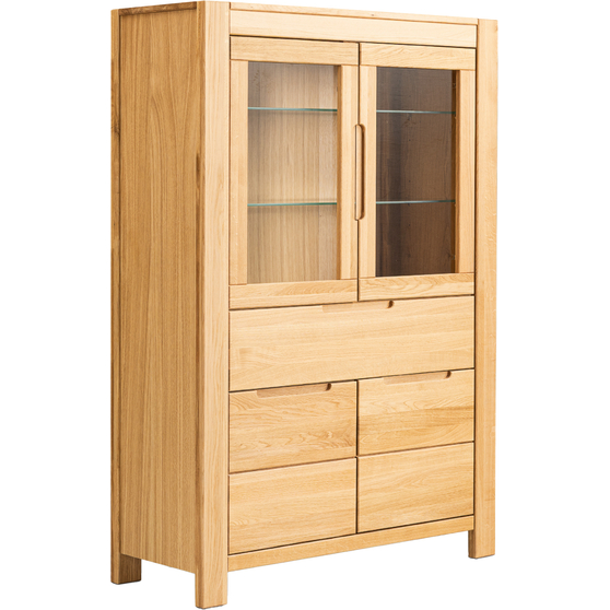 Kredens 104 cm NE-80 Dąb Naturalny NAPOLI Podstawowe