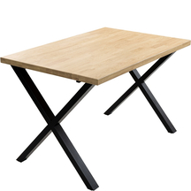 Stół 160x80 T-03/X Dąb Naturalny / Czarny Podstawowe