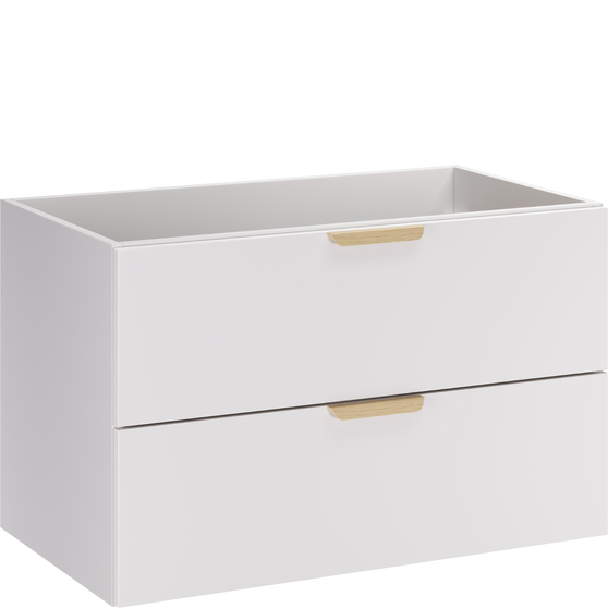 Szafka pod umywalkę 80 cm 82-80-46-2S Szafka łazienkowa Biały Mat ASTER WHITE Podstawowe