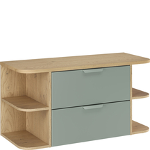 Szafka łazienkowa wisząca z szufladami 100 cm Zielony Mat ASTER GREEN Podstawowe