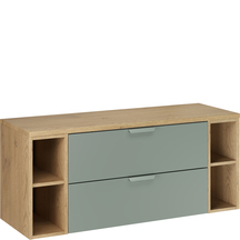 Szafka do łazienki 120 cm z blatem Zielony Mat ASTER GREEN Podstawowe