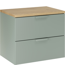 Szafka łazienkowa wisząca z szufladami 60 cm Zielony Mat ASTER GREEN Podstawowe