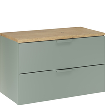 Szafka łazienkowa wisząca z szufladami 80 cm Zielony Mat ASTER GREEN Podstawowe
