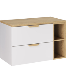 Szafka do łazienki 80 cm z blatem Biały Mat ASTER WHITE Podstawowe