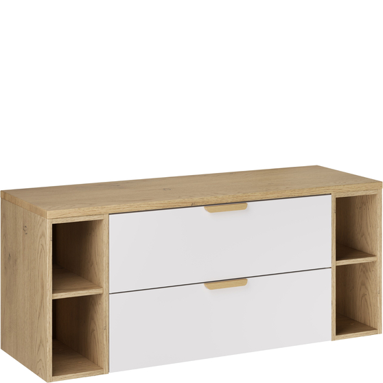 Szafka do łazienki 120 cm z blatem Biały Mat ASTER WHITE Podstawowe