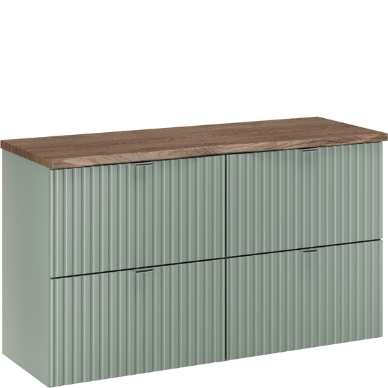 Szafka łazienkowa wisząca 100 cm 4 szuflady LINE REED GREEN Podstawowe