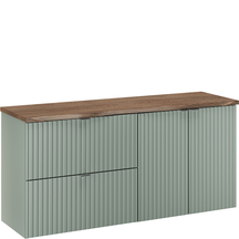 Szafka łazienkowa wisząca 120 cm 4 szuflady LINE REED GREEN Podstawowe