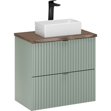 Szafka łazienkowa wisząca z umywalką GAJA 60 cm LINE REED GREEN Podstawowe