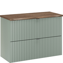 Szafka łazienkowa wisząca 80 cm 2 szuflady LINE REED GREEN Podstawowe