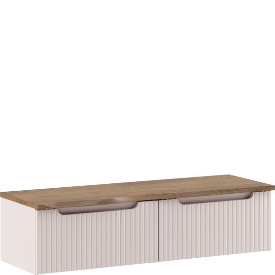 Szafka łazienkowa wisząca 120 cm z blatem NOVA CASHMERE Podstawowe