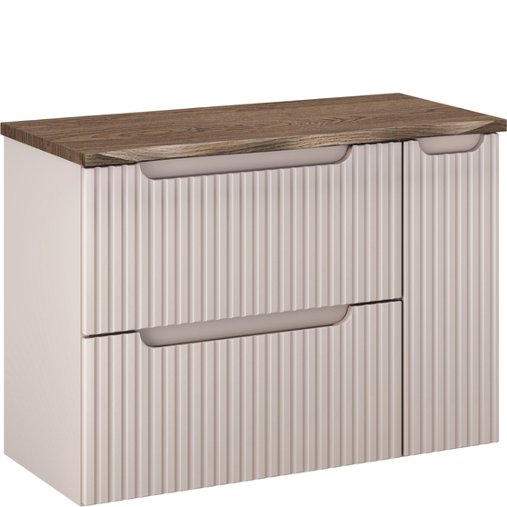 Zestaw szafek łazienkowych wiszący 80 cm z blatem Kaszmir NOVA CASHMERE Podstawowe