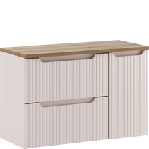 Zestaw do łazienki Kaszmir 90 cm szafka z blatem i cargo NOVA CASHMERE Podstawowe