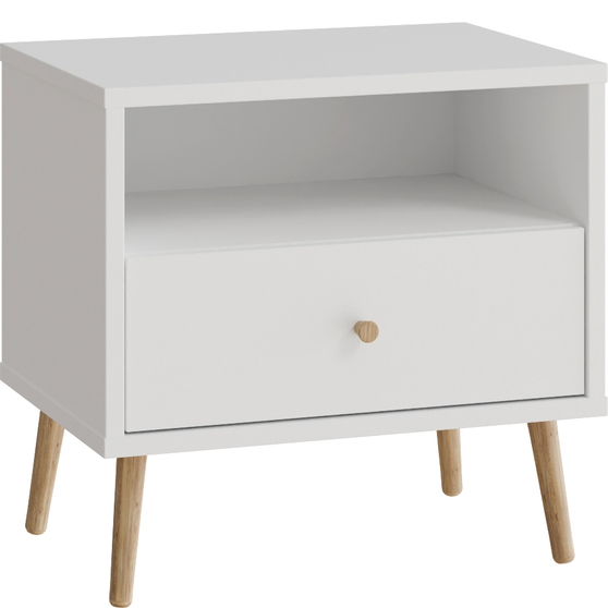 Szafka nocna 60 cm HLTK111EC-Z12A Biały Mat HARLLSON Podstawowe