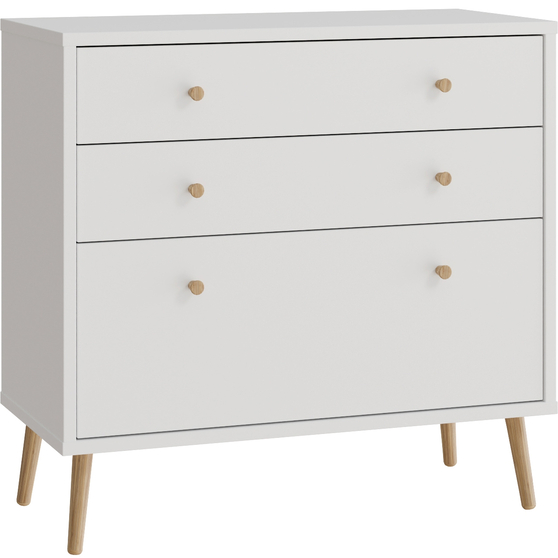 Komoda 90 cm HLTK211EC-Z12A Biały Mat HARLLSON Podstawowe