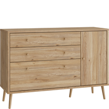 Komoda na nóżkach 125 cm HLTK221REC-D108 Dąb Mauvella HARLLSON Podstawowe