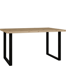 Stół nierozkładany z metalowymi nogami TBLT441-D78-904 Dąb Artisan TABLES Podstawowe